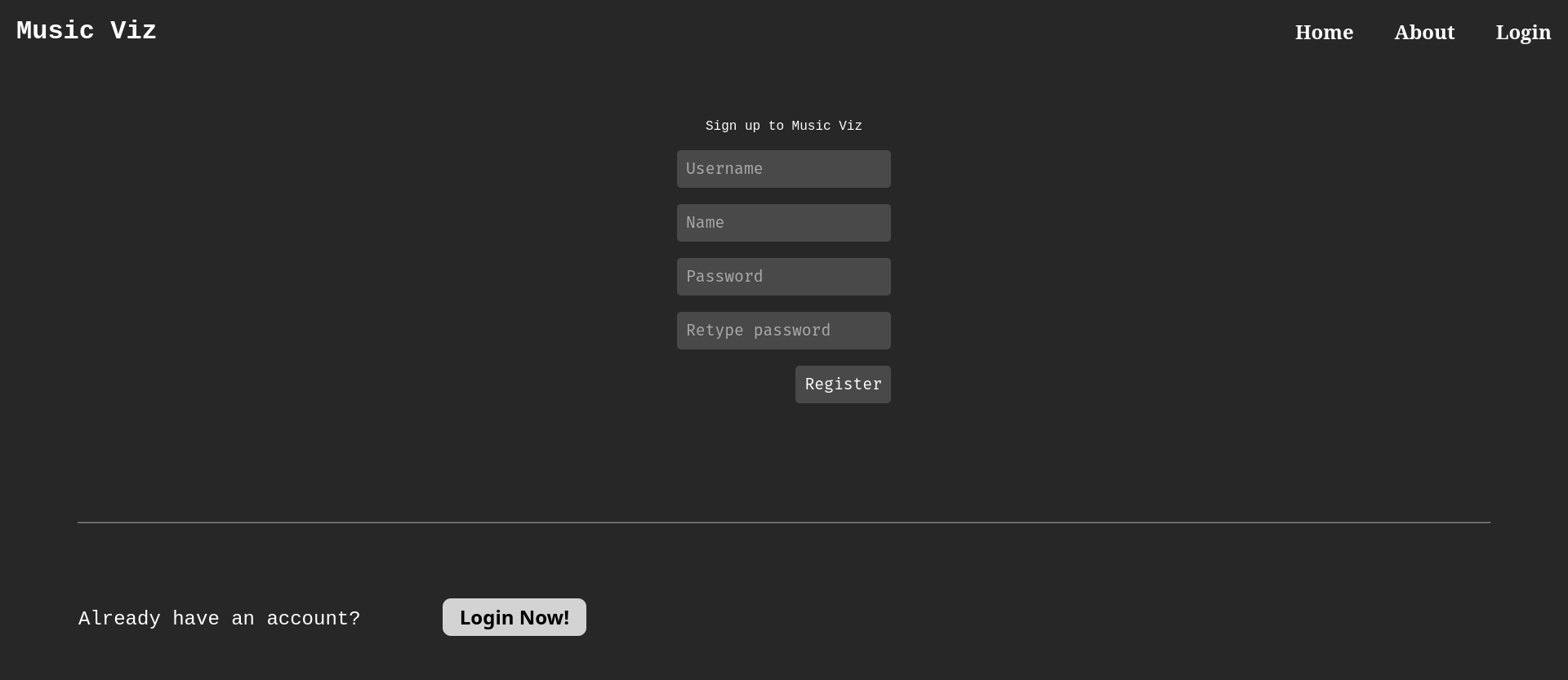 Register Page