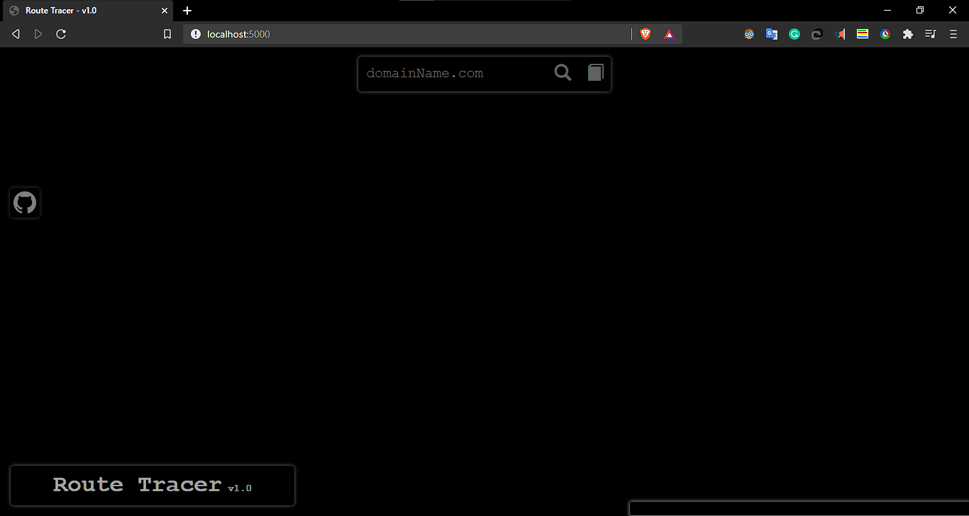 main page (desktop)